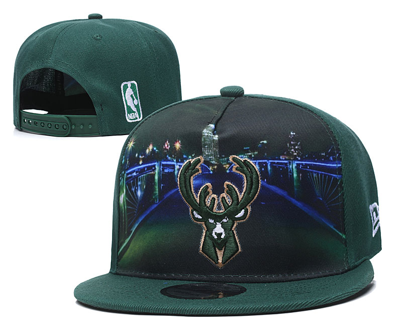 Milwaukee Bucks Stitched Snapback Hats 004